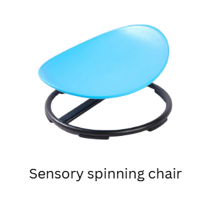 Communication Card For Spinning Chair Blue