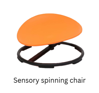 Communication Card For Spinning Chair Orange