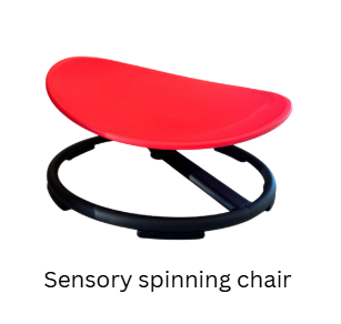 Communication Card For Spinning Chair Red