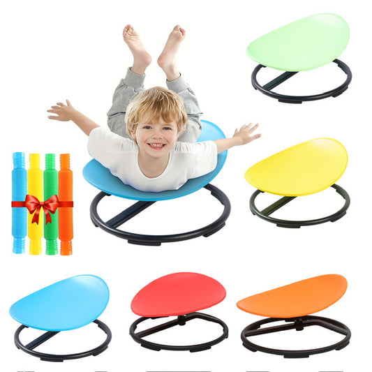Spinning Chair for Autism Kids - Circle - Sensory Chair for Sensory Spinning Seat Wobble Chair - Ideal for Autistic Children - All